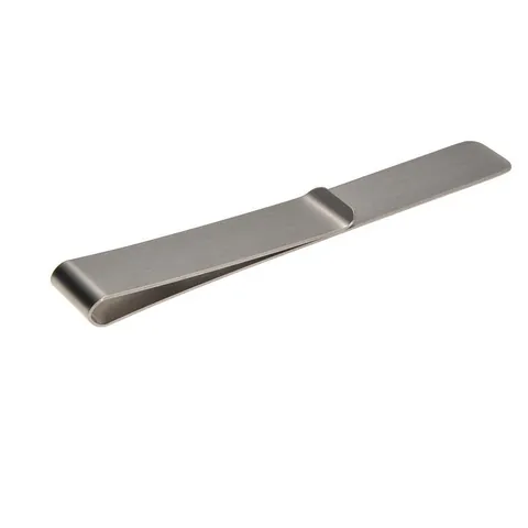Minimalist 304 Stainless Steel Money Clip Brushed Metal Slim Wallet Credit Card Holder For Men Business Bill Clip Organizer