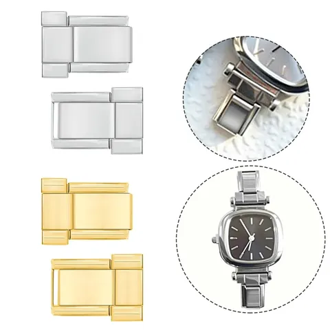 Edelstahl Italienischer Charm Glied Uhrenarmband Anschluss Für DIY Armband Schmuck Ersatz Zubehör Für Damen