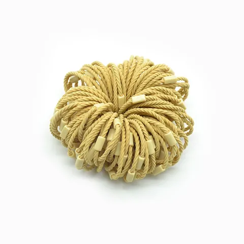 Elastici per Capelli Filettati Colorati Fatti a Mano Per Bambini Ragazze Scrunchies Decorati in Resina Minimalisti Accessori