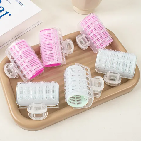Bangs Hair Rollers And Self Adhesive Plastic Clips For Volumizing Hair Styling Tools For Women Daily Home Use Resin Practical Accessory
