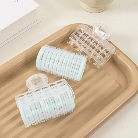 Bangs Hair Rollers And Self Adhesive Plastic Clips For Volumizing Hair Styling Tools For Women Daily Home Use Resin Practical Accessory