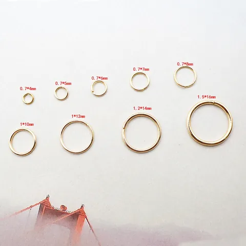 Anellini Aperti in Metallo per Creazione Gioielli Fai da Te Colori Assortiti Accessori di Collegamento per Collane Bracciali