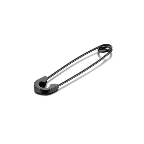 Punk 316L Stainless Steel Safety Pin Stud Earrings For Women Men Hypoallergenic Minimalist Paperclip Ear Piercing Jewelry