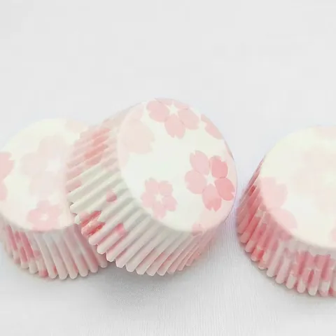 Caissettes à Cupcakes en Papier Sulfurisé Fleur de Cerisier Ciel Étoilé Dégradé Moules à Muffins pour Mariage Anniversaire Fête Desserts