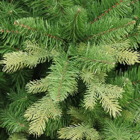 Realistischer Künstlicher Weihnachtsbaum Mit Metallständer Dichte Gemischte Tannennadel Dekoration Für Weihnachten Zuhause Büro