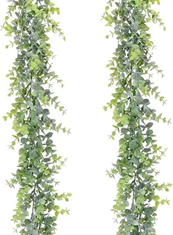 Kunstmatige Eucalyptus Guirlande Satijn Roos Bloem Rank Groen Kunstmatige Hangplanten Voor Bruiloft Achtergrond Feest Wanddecoratie