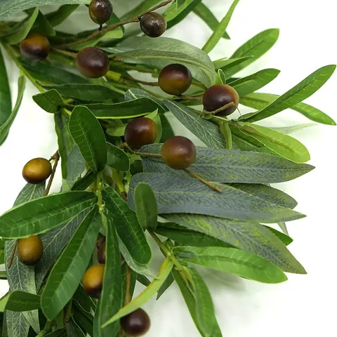Artificial Olive Eucalyptus Wreath With Welcome Sign Faux Greenery Garland With Berries For Front Door Wall Wedding Home Decor