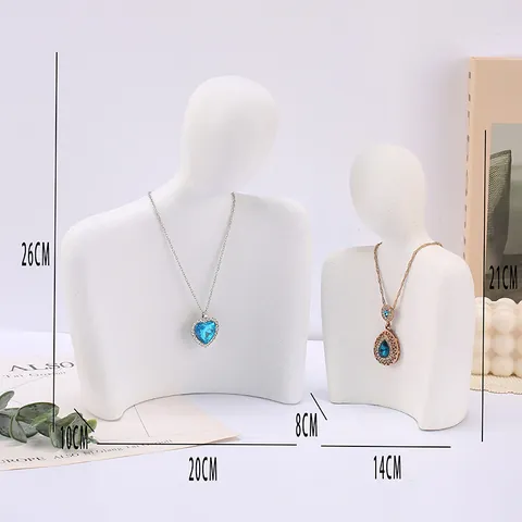 Noords Minimalistisch Matte Hars Omhelzend Paar Standbeeld Abstract Humanoïde Sieradenstandaard Ketting Organizer Huis Decor