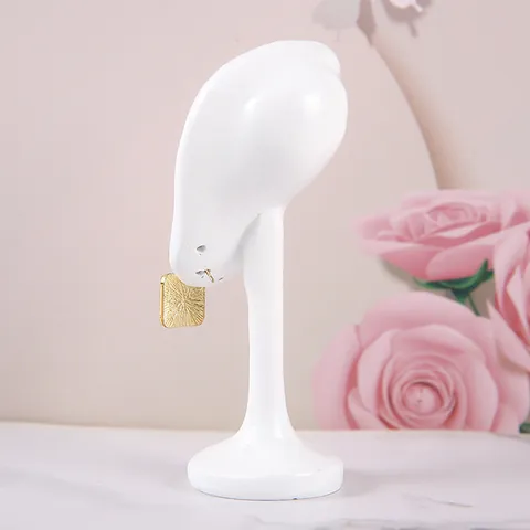Support de Présentation de Bijoux de Boucles d'Oreilles en Forme d'Oreille en Résine Organisateur de Photographie de Boucles d'Oreilles Moderne