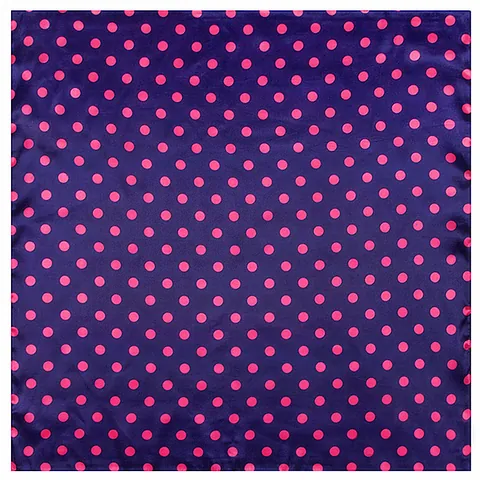 Vintage Polka Dot Satin Square Scarf For Women Retro Elegant Neck Scarf Decorative Head Scarf Hair Band Handbag Accessory