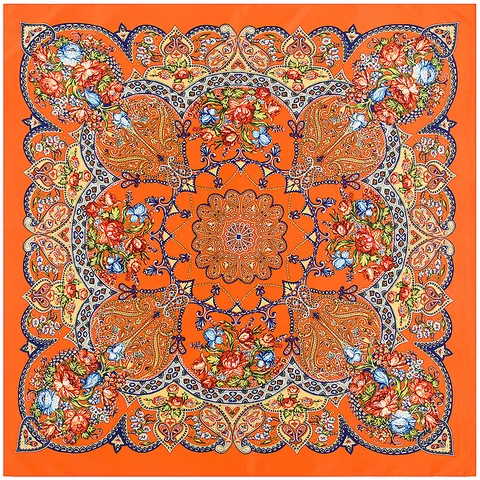 Dames Boheemse Paisley Bloemen Vierkante Sjaal Grote Satijnen Omslagdoek Etnisch Retro Bedrukt 100cm Sjaal Voor Reizen Dagelijks