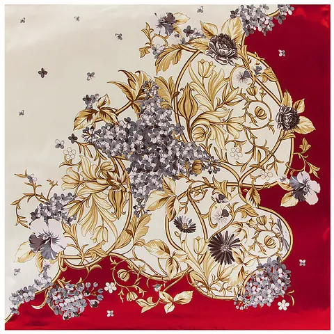 Foulard Carré en Satin pour Femmes Imprimé Floral Paisley Équestre Élégant Grand Léger Brillant Écharpe de Mode Accessoire Dame