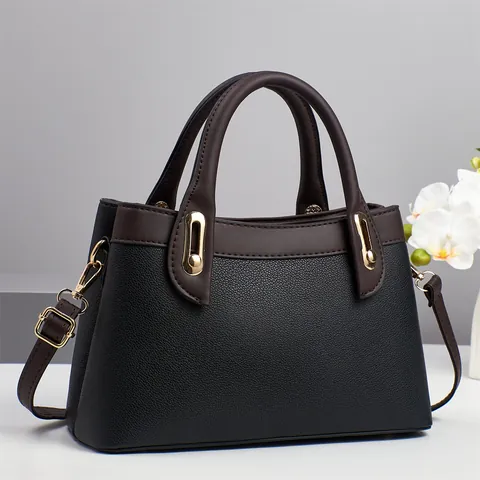 Elegante Damen Litschikorn PU Leder Schultertasche Große Kapazität Handtasche Verstellbarer Gurt Täglicher Bürogebrauch