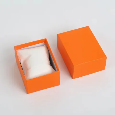 Universal Uhren Geschenkbox Papier Verpackung Mit Weichem Kissen Satin Schleife Für Schmuck Armband Uhren Aufbewahrung Organizer