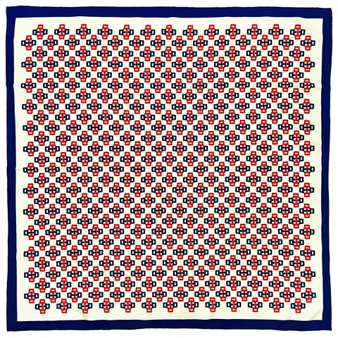 Dames Vierkante Satijn Sjaal Vintage Geometrische Ketting Print Handgerold Hoofddoek Zijdeachtig Elegant Halsdoek