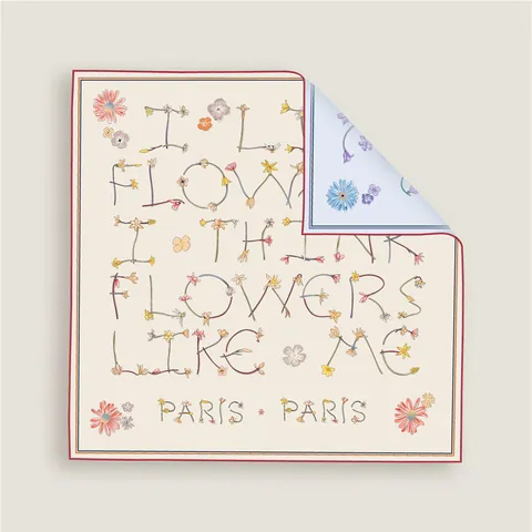 Foulard Quadrato in Raso da Donna Doppio Lato Stampa Floreale Fascia per Capelli Cravatta da Collo Copricapo Stile Francese Protezione Solare Scialle Decorativo