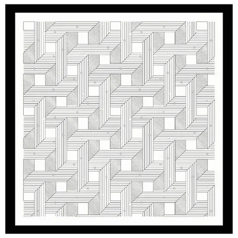 Damen Vintage Geometrisch Streifen Druck Satin Quadratischer Schal Elegant Mode 3D Muster Kopftuch Schal Umhang Dekorative Halstuch