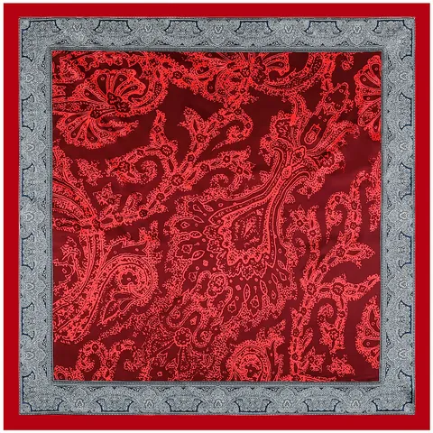 Vintage Paisley Satijn Vierkante Sjaal Voor Vrouwen Retro Etnische Stijl Zonwering Shawl Wrap Elegante Hoofddoek