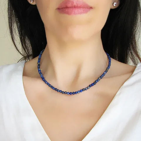 Handgemaakte Natuursteen Kralen Choker Halsketting Vrouwen 18K Verguld Roestvrij Staal Ketting Kleurrijke Edelsteen Sieraden