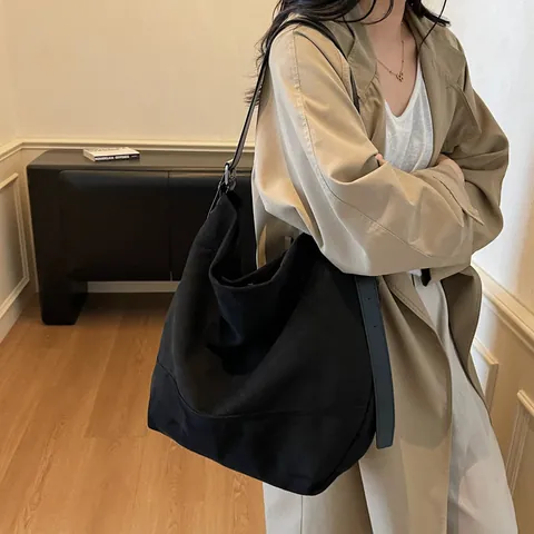 Bolso Tote de Cuero PU Mate de Gran Capacidad para Mujer Bolso de Hombro Hobo Vintage Casual Color Sólido Bandoulière