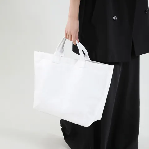 Damen Mode Buchstaben Druck Tote Bag Große Kapazität Retro DuPont Papier Textur Handtasche Casual PU Weich Quadratisch Tasche