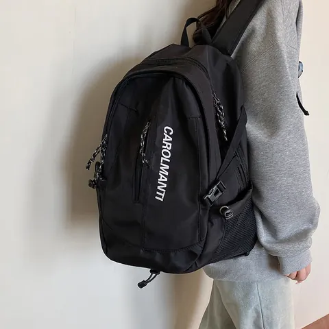 Mode Große Kapazität Nylon Schulrucksack Für Mittel- Und Oberstufenschüler Casual Travel Laptop Daypack Für Herren Damen