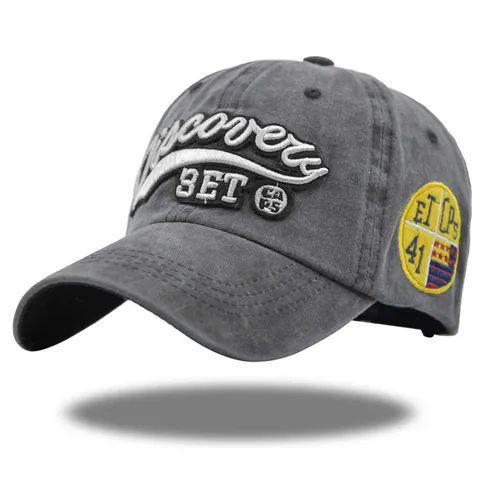 Berretto da Baseball Vintage in Cotone Lavato Per Uomo Donna Regolabile Ricamo Lettere Retro Dad Hat Sport All'aperto Cappello