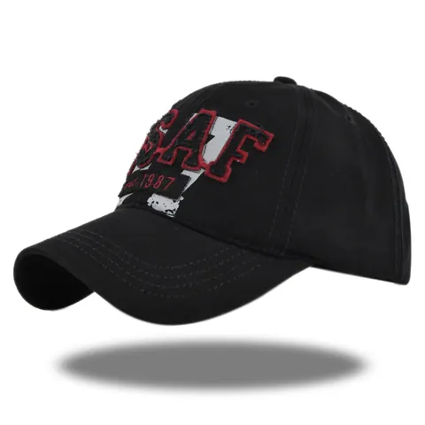 Cappello da Baseball in Cotone Lavato Vintage per Uomo Donna Stile Militare con Ricamo a Lettere Regolabile Protezione Solare Outdoor