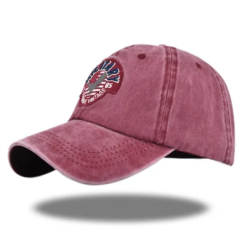 Berretto da Baseball Militare Vintage in Cotone Lavato per Uomo Donna Ricamo Distressed Aquila Cappello Sole Regolabile
