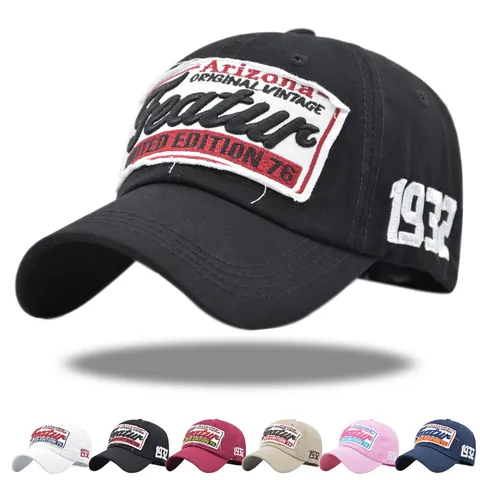 Gorra de Béisbol Bordada Vintage Arizona 1932 de 100% Algodón Sombrero de Sol Ajustable para Unisex Casual Outdoor Sport Moda