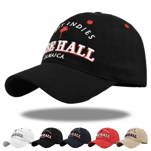 Gorra de Béisbol Bordada Rose Hall West Indies para Hombre Mujer Algodón Ajustable Sombrero de Sol Outdoor Casual Deporte