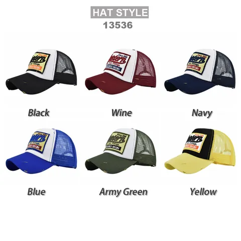 Cappello Trucker Western Vintage Uomo Donna Retro Patch Ricamata Mesh Berretto da Baseball Effetto Usurato Traspirante Outdoor