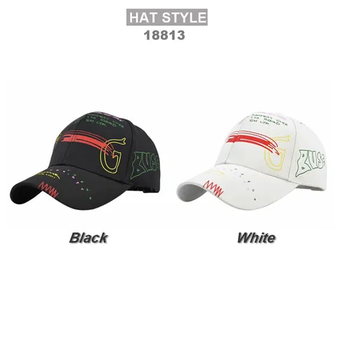 Streetwear Graffiti 3D Stickerei Baseballkappe Verstellbare Baumwolle Hip Hop Sonnenhut Für Herren Damen Casual Outdoor Hut