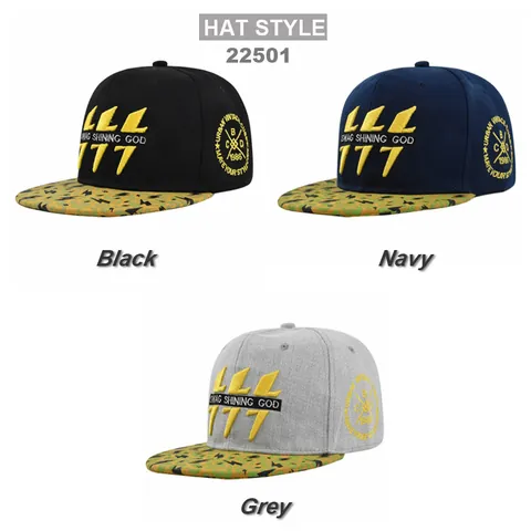 Casquette de Baseball Hip Hop Broderie Route 66 Pour Hommes Femmes Swag Shining God 777 Motif Éclair Visière Camouflage Snapback Réglable Chapeau en Coton Respirant Chapeau de Soleil