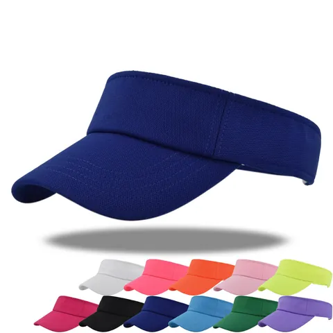 Visière de Soleil en Maille Respirante Pour Femmes Hommes Course en Plein Air Tennis Sport Polyester Casquette Baseball Uni