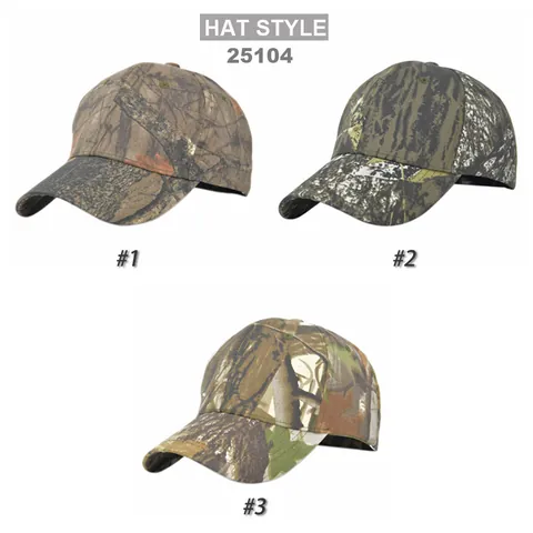 Unisex Baumwolle Camouflage Baseballkappe Verstellbarer Sonnenschutz Hut Outdoor Jagd Angeln Wald Baum Blatt Muster Mesh Kappe