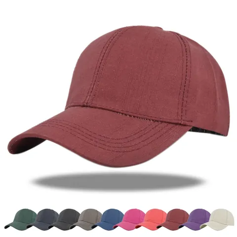 Fashion Plain Solid Color Baseball Cap For Men Women Adjustable Cotton Sunshade Outdoor Casual Sport Hat