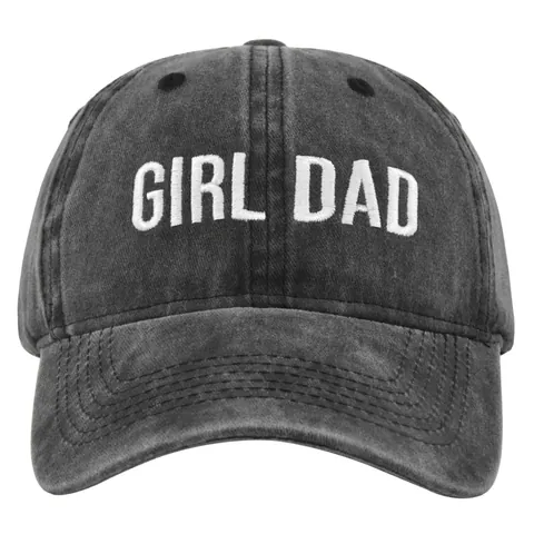 Casquette de Baseball Vintage en Coton Lavé Usé Avec Lettres Brodées 3D Girl Dad Foxy Grandpa Chapeau de Soleil Réglable Unisexe Dad Hat