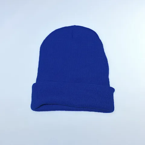 Winter Knit Beanie Hat For Men Women Solid Color Ribbed Warm Cuffed Skull Cap Casual Outdoor Thermal Headwear