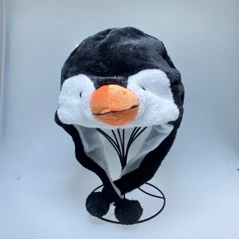 Plush Animal Earflap Hat For Kids Adults Winter Warm Cartoon Animal Hats For Christmas Halloween Party Costume Accessory