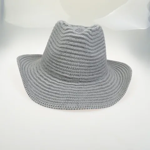 Women Wide Brim Woven Fedora Sun Hat Breathable Polyester Western Cowboy Hat For Summer Beach Outdoor Travel Fashion Jazz Hat