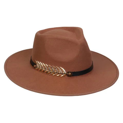 Βίντατζ Βρετανικό Στυλ Φαρδύ Γείσο Καπέλο Fedora Για Άνδρες Γυναίκες Πολυεστέρας Τσόχα Με Διακοσμητική Ζώνη Αστέρι