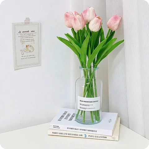 Simulation PU Tulpe Künstliche Blumenstrauß Falsche Tulpen Für Haus Dekoration Hochzeit Party Fotografie Requisiten Schreibtisch Ornamente