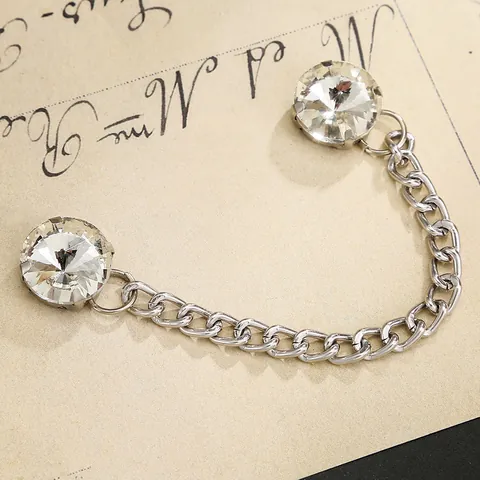 Cadena Decorativa de Zapatos Aleación Perla Artificial Diamante DIY Charms para Zuecos Sandalias Verano Accesorios Diarios Mujer Niña