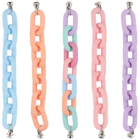 Macaron Hars Telefoonketting Riem Anti-verlies Mat Effen Kleur Minimalistische Telefoonhoesje Ketting Decoratie DIY Accessoires