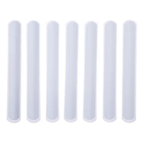 DIY Graffiti Weiße Klatscharmbänder PVC Stahlplatte Einfarbig Weiße Armbänder Für Kinder Basteln Partyartikel Dekoration