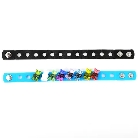 Cartoon Bunte Harz Gummibärchen Schuh Charms Für Clogs Sandalen DIY Armband Dekoration Süße Tier Accessoires Mischfarben