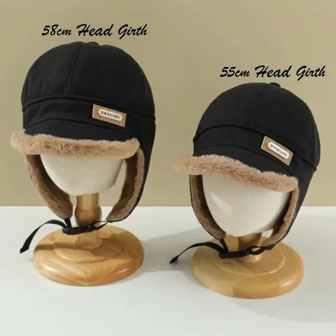 Gorro de Aviador de Invierno para Niños y Adultos Forro de Piel Sintética a Prueba de Viento Orejeras Gorro de Piloto para Padres e Hijos
