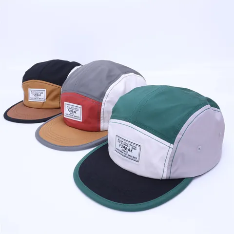 Παιδικό Καπέλο Baseball 5 Πάνελ Hip Hop Streetwear Patchwork Επίπεδο Γείσο Καπέλο Ήλιου για Αγόρια Κορίτσια Ρυθμιζόμενο Καπέλο Υπαίθριου Χορού Δρόμου