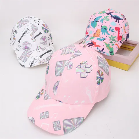 Kinder Cartoon Dinosaurier Einhorn Baseballkappe Baumwollmischung Atmungsaktiv Sonnenhut Für Jungen Mädchen Täglich Outdoor Schmuck